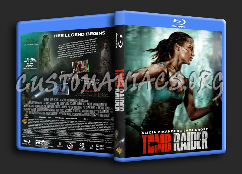 Tomb Raider (2018) 2v dvd cover