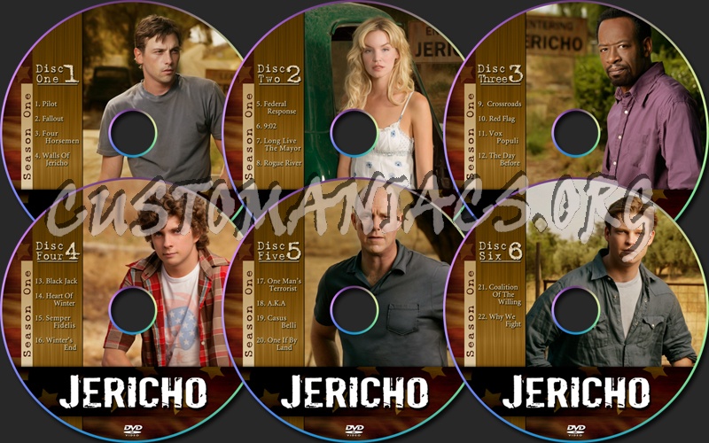 Jericho dvd label