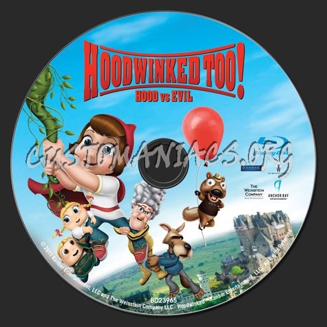 Hoodwinked Too! blu-ray label