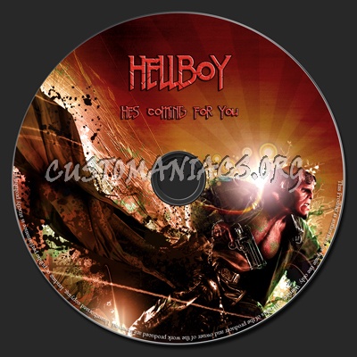 Hellboy dvd label