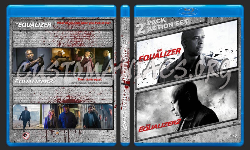 The Equalizer Double Feature blu-ray cover