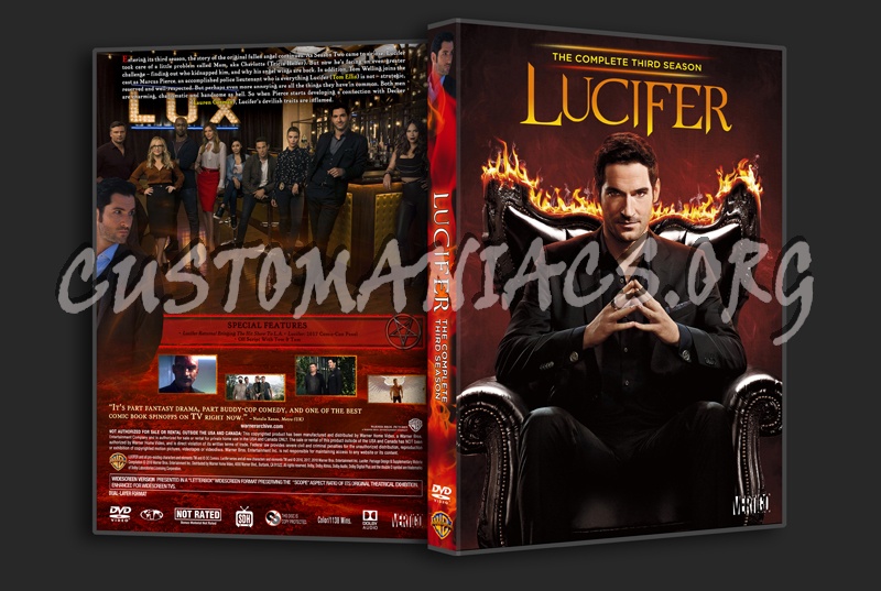 Lucifer Season 3 dvd cover