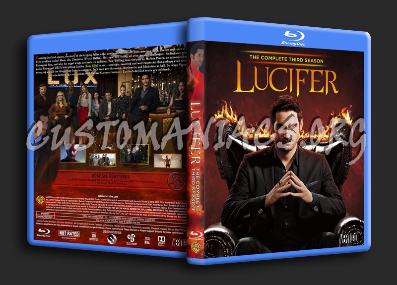 Lucifer Season 3 dvd cover