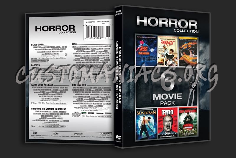 Horror Collection 6 Movie Pack dvd cover