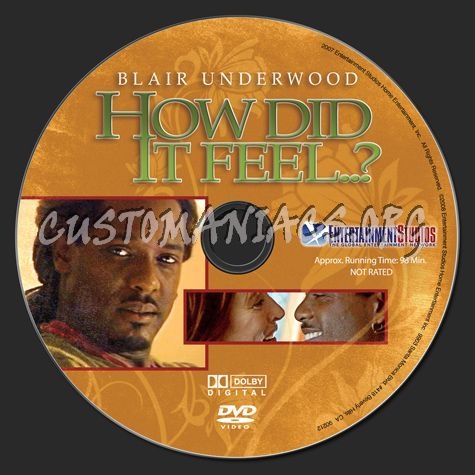 How Did It Feel dvd label