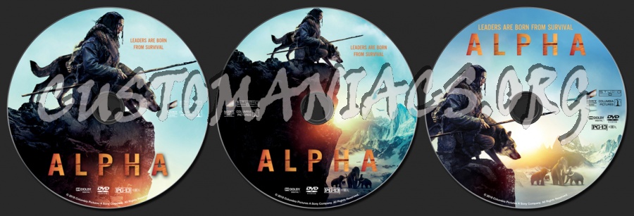 Alpha (2018) dvd label