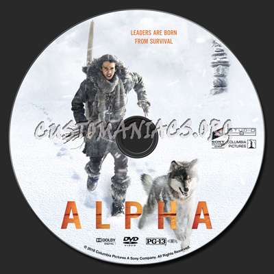 Alpha (2018) dvd label