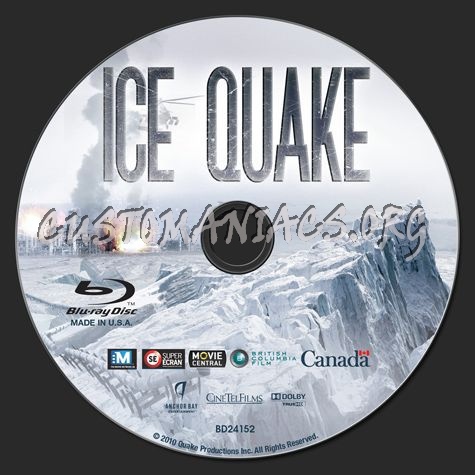 Ice Quake blu-ray label