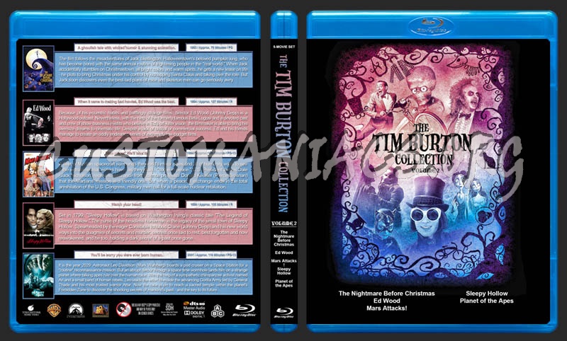 The Tim Burton Collection (5) - Volume 2 blu-ray cover