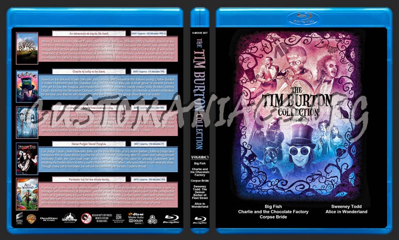 The Tim Burton Collection (5) - Volume 3 blu-ray cover