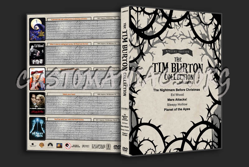 The Tim Burton Collection (5) - Volume 2 dvd cover