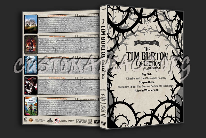 The Tim Burton Collection (5) - Volume 3 dvd cover