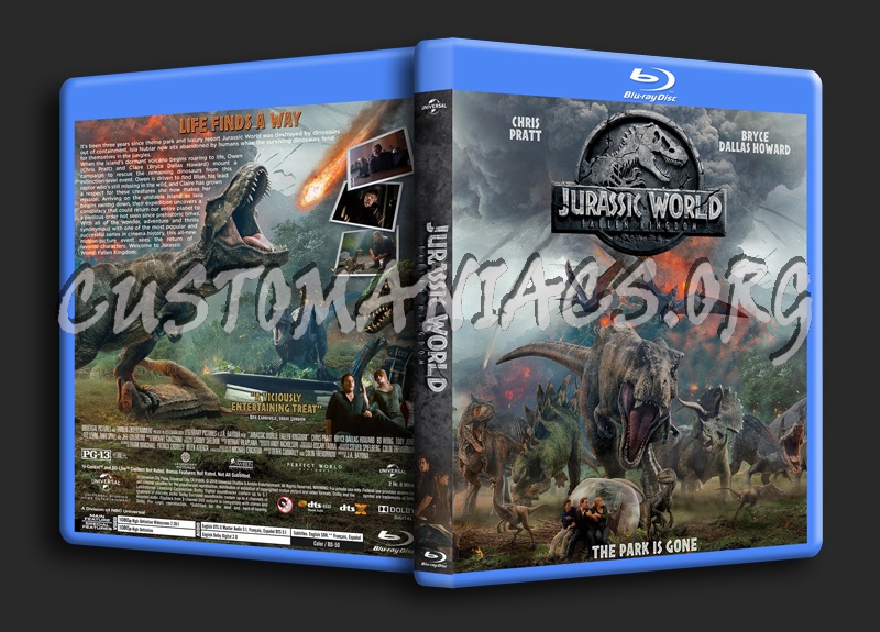 Jurassic World: Fallen Kingdom dvd cover