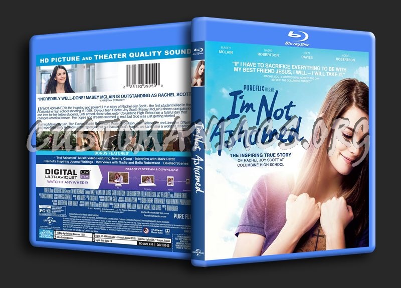 I'm Not Ashamed blu-ray cover