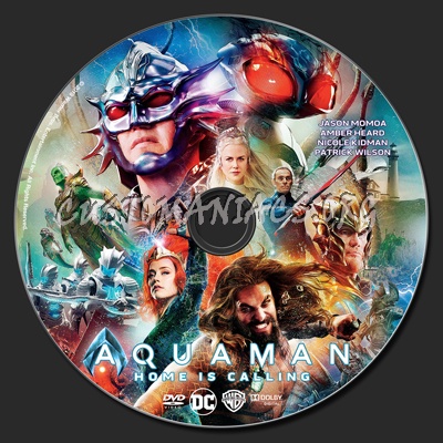 Aquaman (2018) dvd label