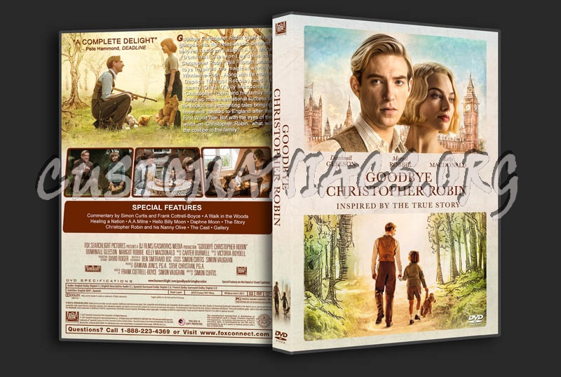 Goodbye Christopher Robin dvd cover