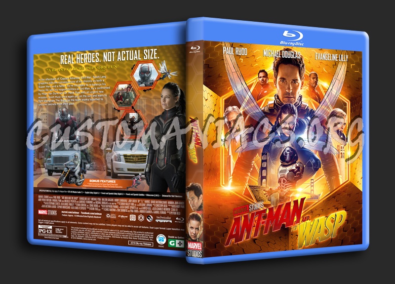 Ant-Man And The Wasp (2018) dvd cover