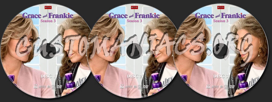 Grace and Frankie - Season 3 dvd label