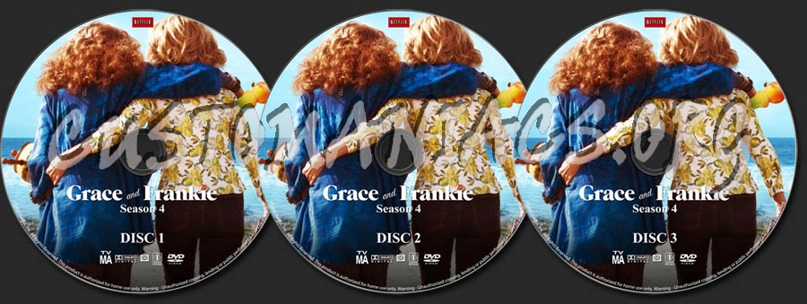 Grace and Frankie - Season 4 dvd label