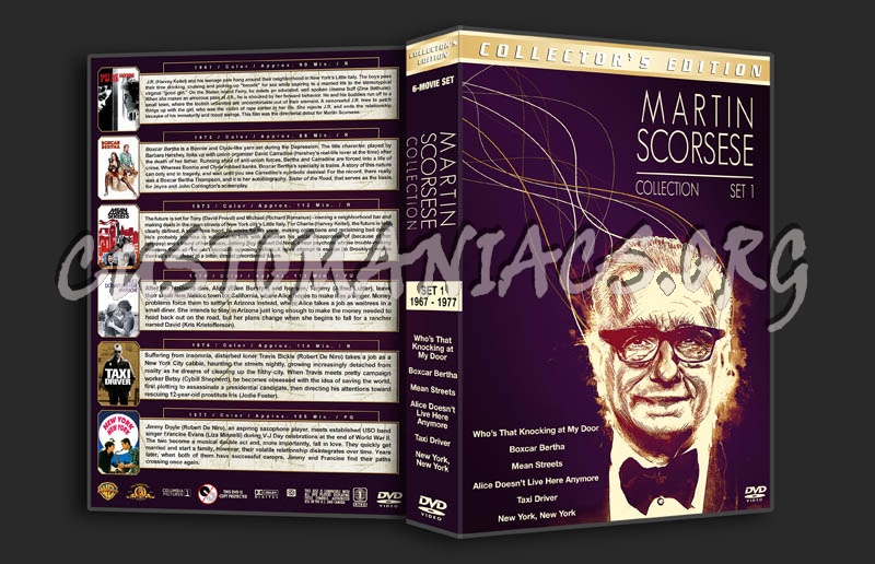 Martin Scorsese Collection - Set 1 (1967-1977) dvd cover