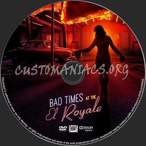 Bad Times at the El Royale dvd label