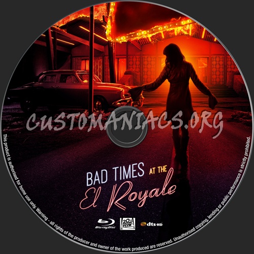 Bad Times at the El Royale blu-ray label