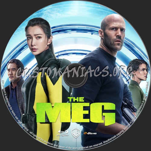 The Meg blu-ray label