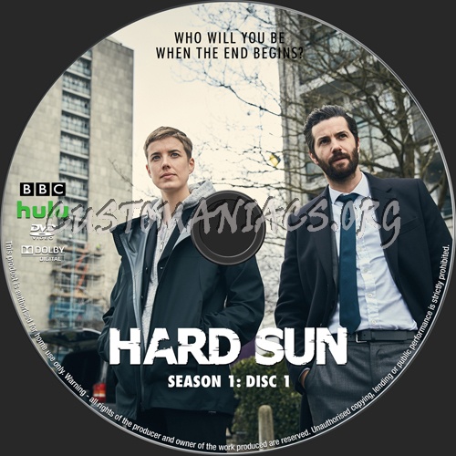 Hard Sun Season 1 dvd label