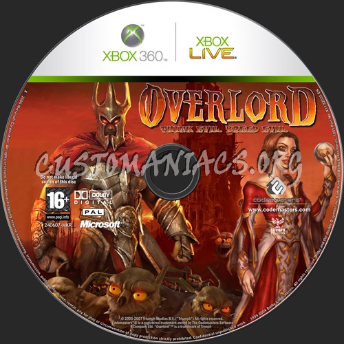 Overlord dvd label
