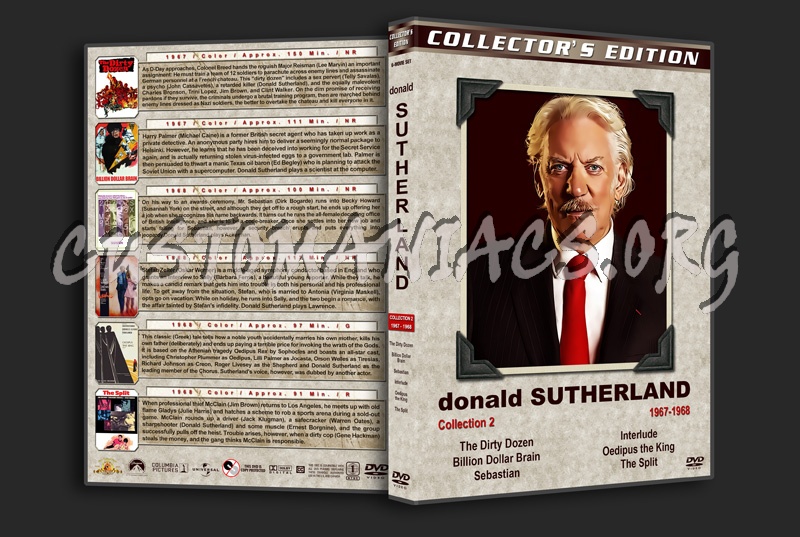 Donald Sutherland Film Collection - Set 2 (1967-1968) dvd cover