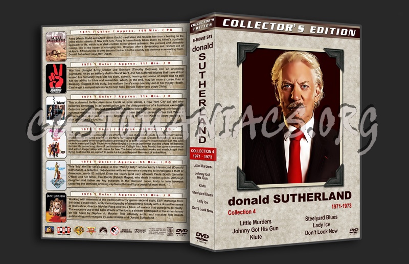 Donald Sutherland Film Collection - Set 4 (1971-1973) dvd cover