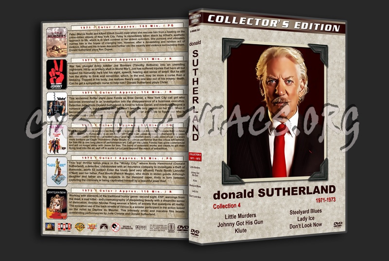 Donald Sutherland Film Collection - Set 4 (1971-1973) dvd cover