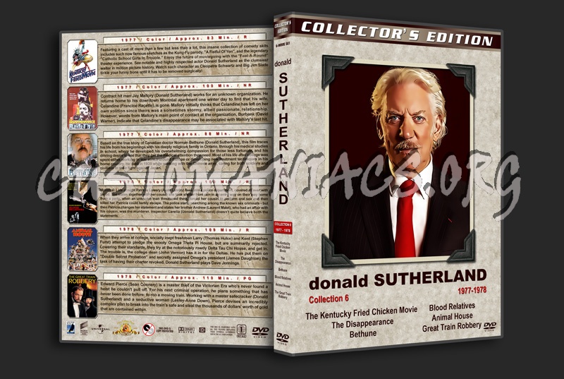 Donald Sutherland Film Collection - Set 6 (1977-1978) dvd cover