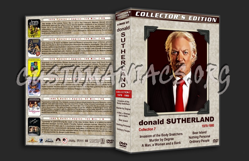 Donald Sutherland Film Collection - Set 7 (1978-1980) dvd cover