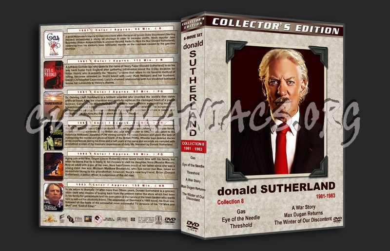Donald Sutherland Film Collection - Set 8 (1981-1983) dvd cover