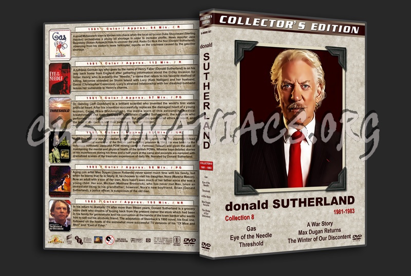 Donald Sutherland Film Collection - Set 8 (1981-1983) dvd cover