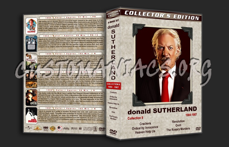 Donald Sutherland Film Collection - Set 9 (1984-1987) dvd cover