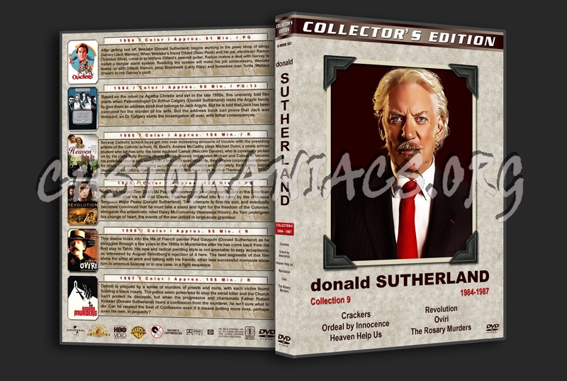 Donald Sutherland Film Collection - Set 9 (1984-1987) dvd cover