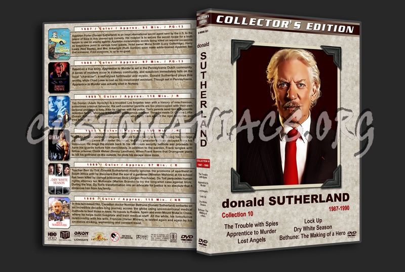 Donald Sutherland Film Collection - Set 10 (1987-1990) dvd cover