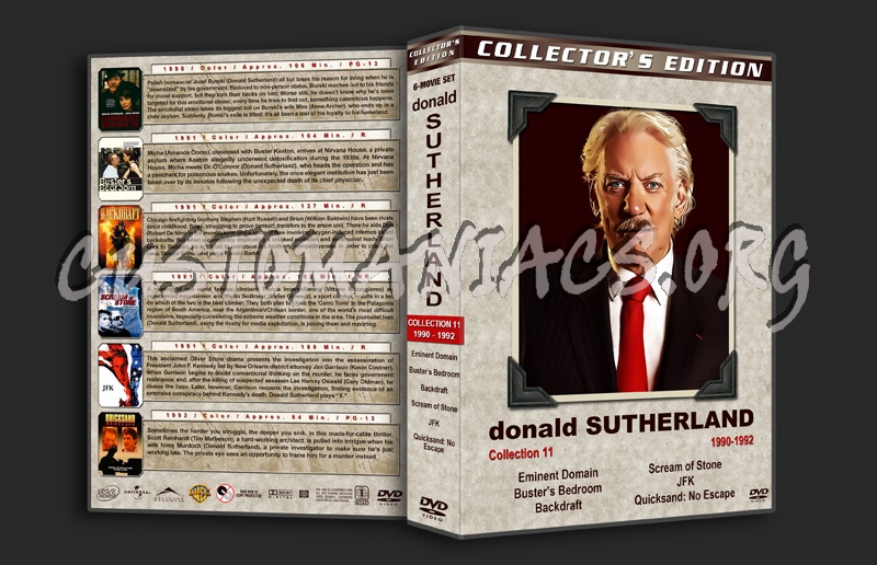 Donald Sutherland Film Collection - Set 11 (1990-1992) dvd cover