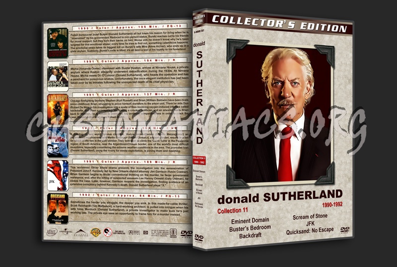 Donald Sutherland Film Collection - Set 11 (1990-1992) dvd cover