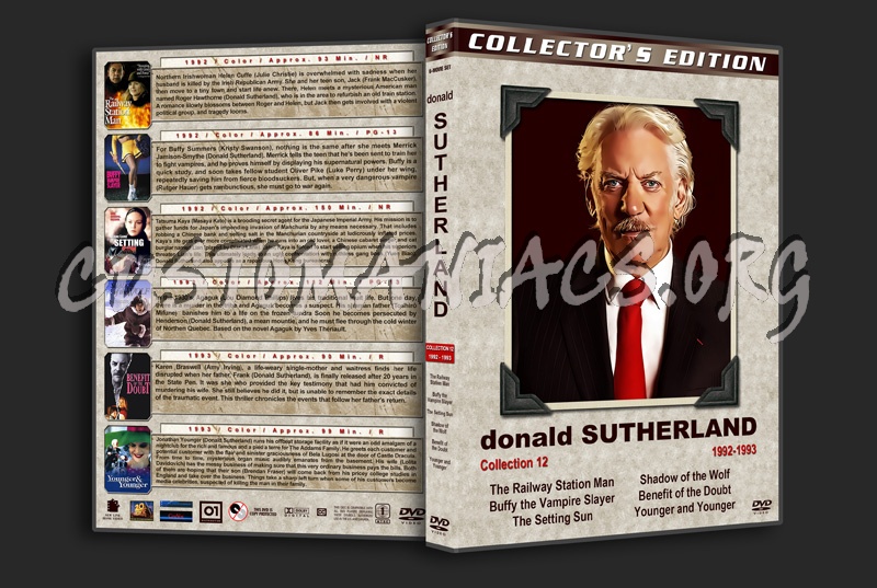 Donald Sutherland Film Collection - Set 12 (1992-1993) dvd cover