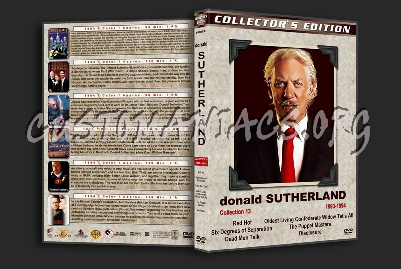 Donald Sutherland Film Collection - Set 13 (1993-1994) dvd cover