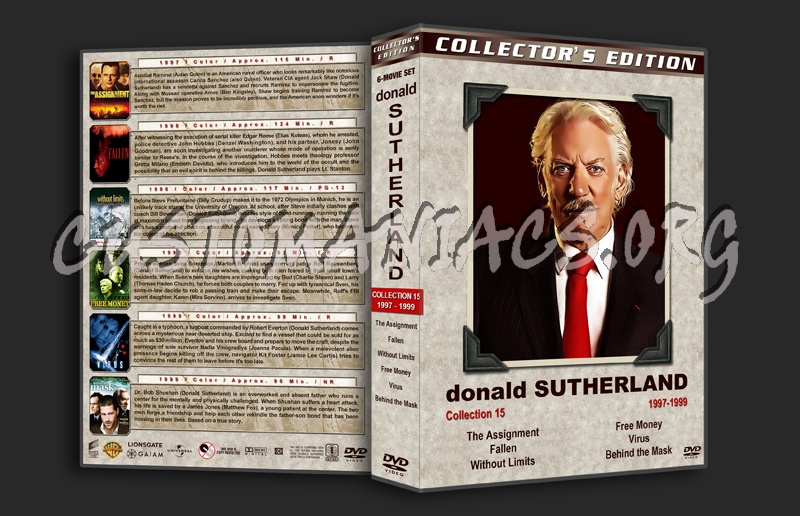 Donald Sutherland Film Collection - Set 15 (1997-1999) dvd cover