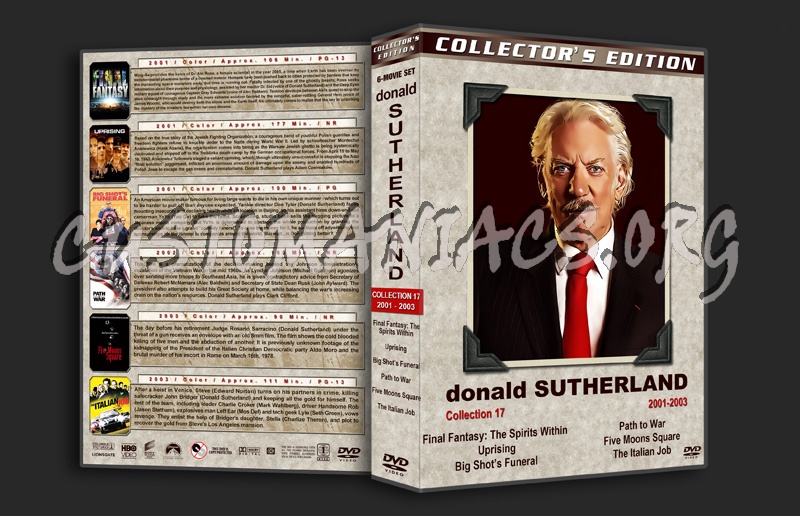 Donald Sutherland Film Collection - Set 17 (2001-2003) dvd cover