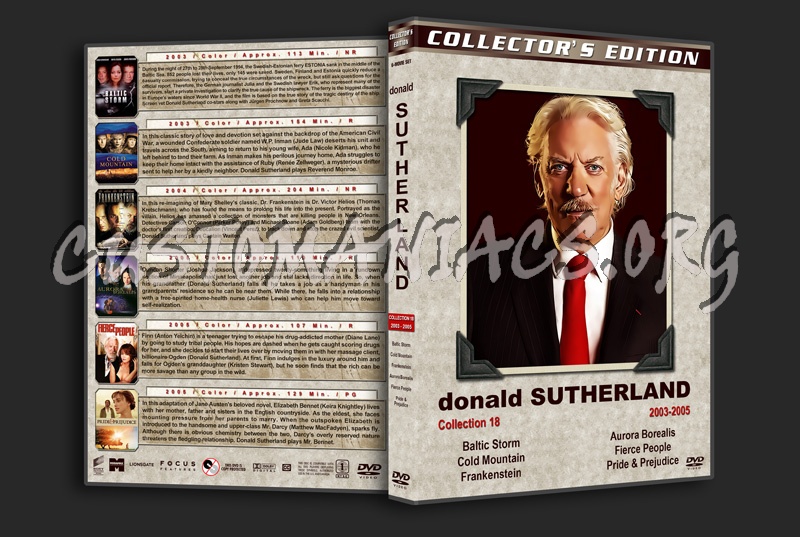 Donald Sutherland Film Collection - Set 18 (2003-2005) dvd cover