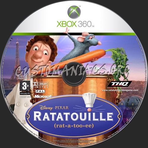 Ratatouille dvd label