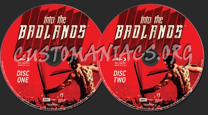 Into the Badlands Season 1 blu-ray label