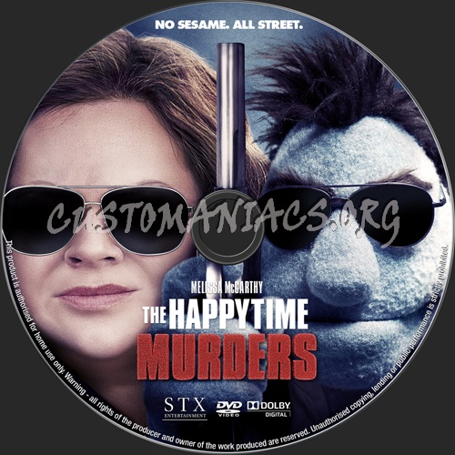 The Happytime Murders dvd label