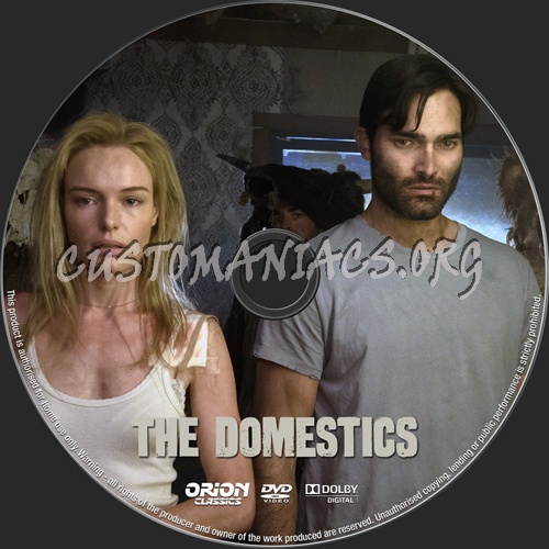 The Domestics dvd label